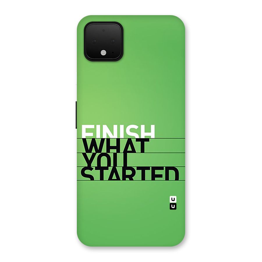 Green Finish Back Case for Google Pixel 4 XL