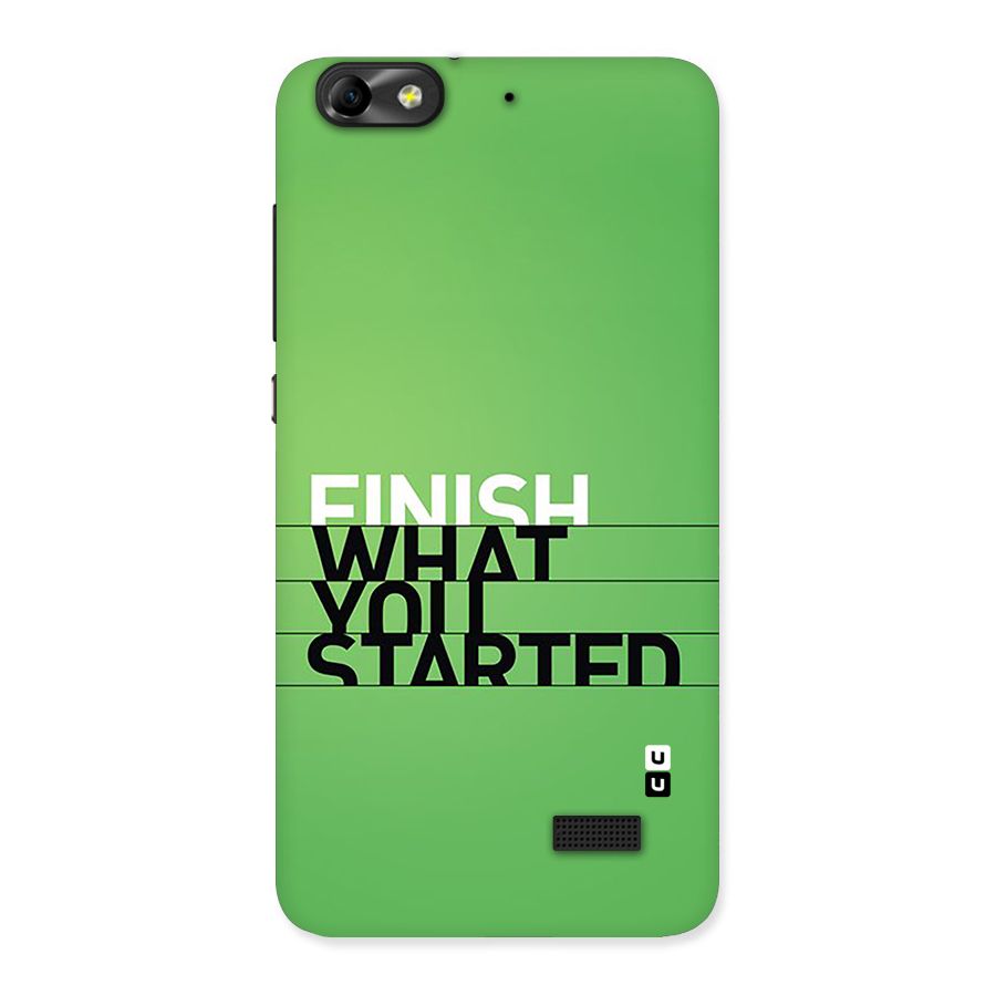 Green Finish Back Case for Honor 4C