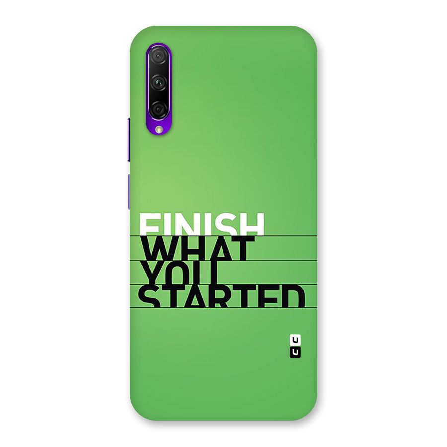 Green Finish Back Case for Honor 9X Pro