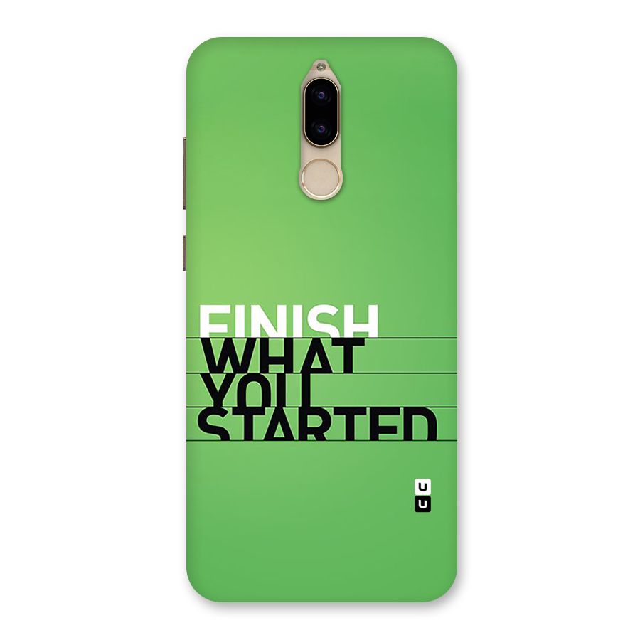 Green Finish Back Case for Honor 9i