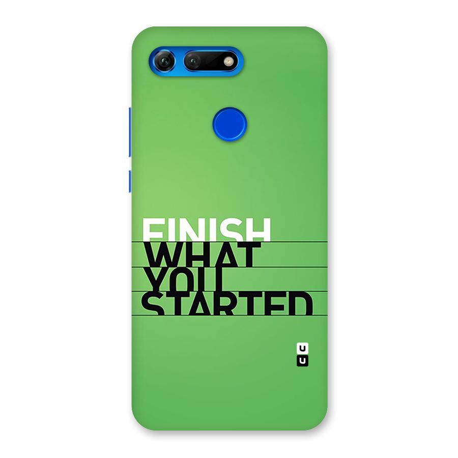 Green Finish Back Case for Honor View 20