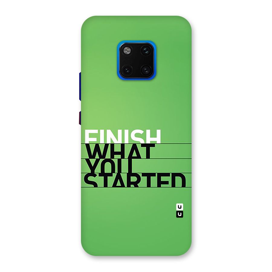 Green Finish Back Case for Huawei Mate 20 Pro