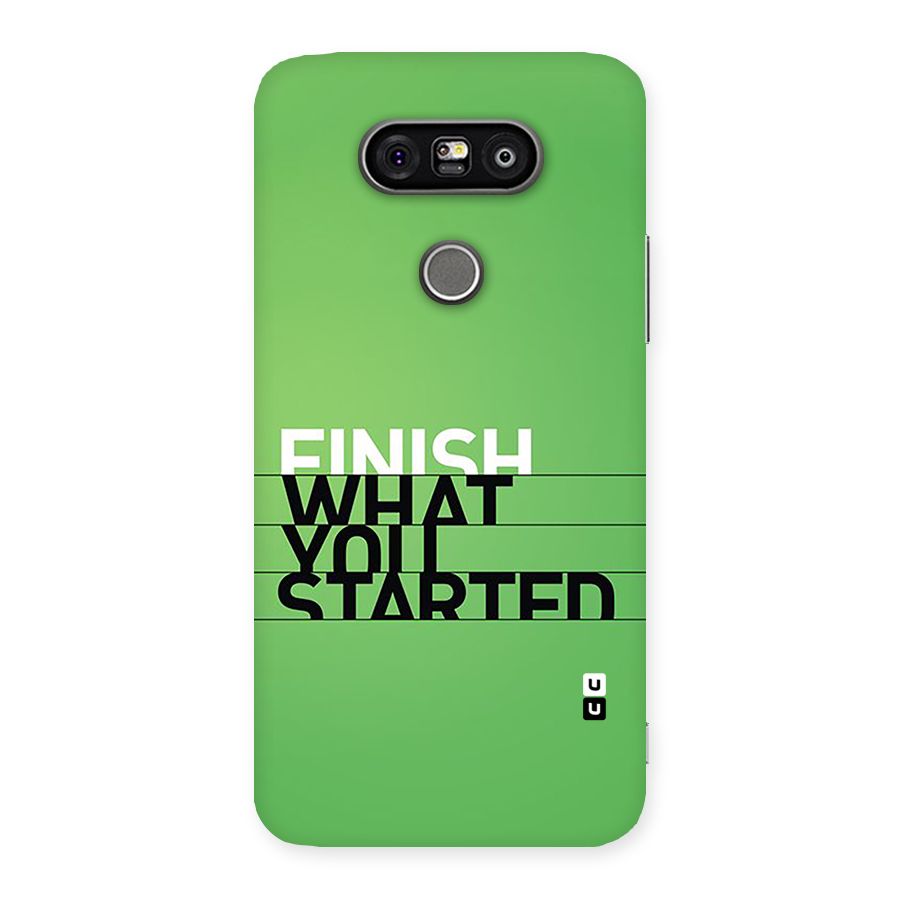 Green Finish Back Case for LG G5