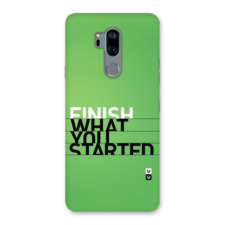 Green Finish Back Case for LG G7