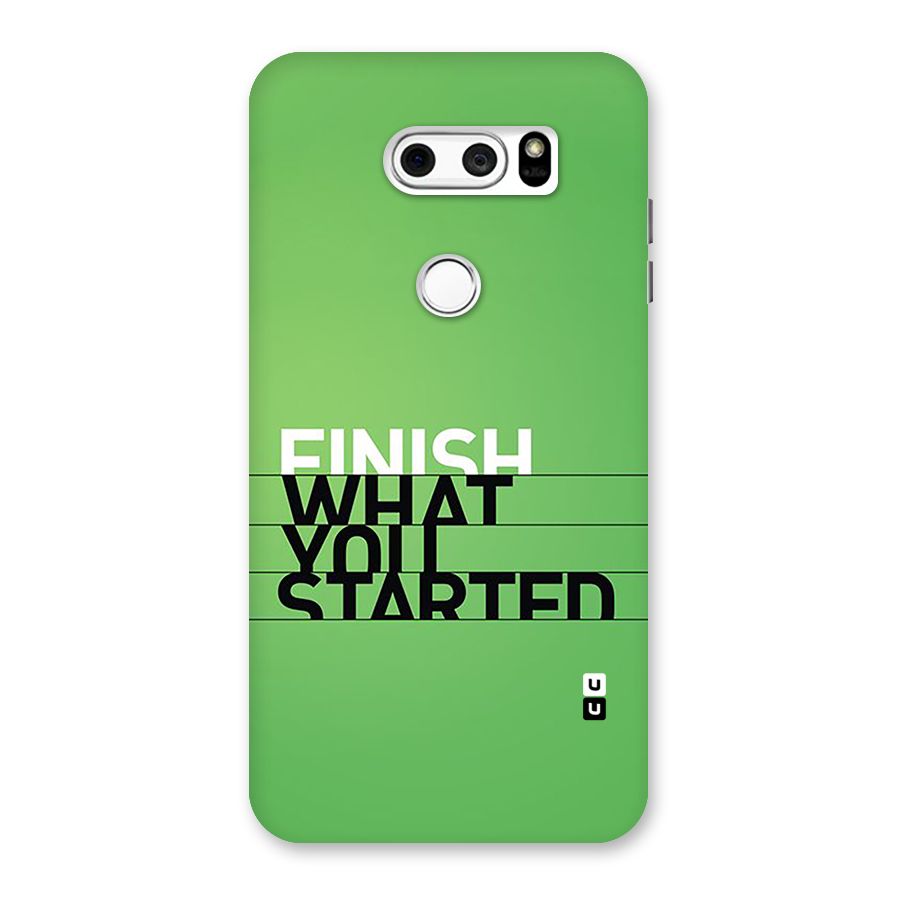 Green Finish Back Case for LG V30