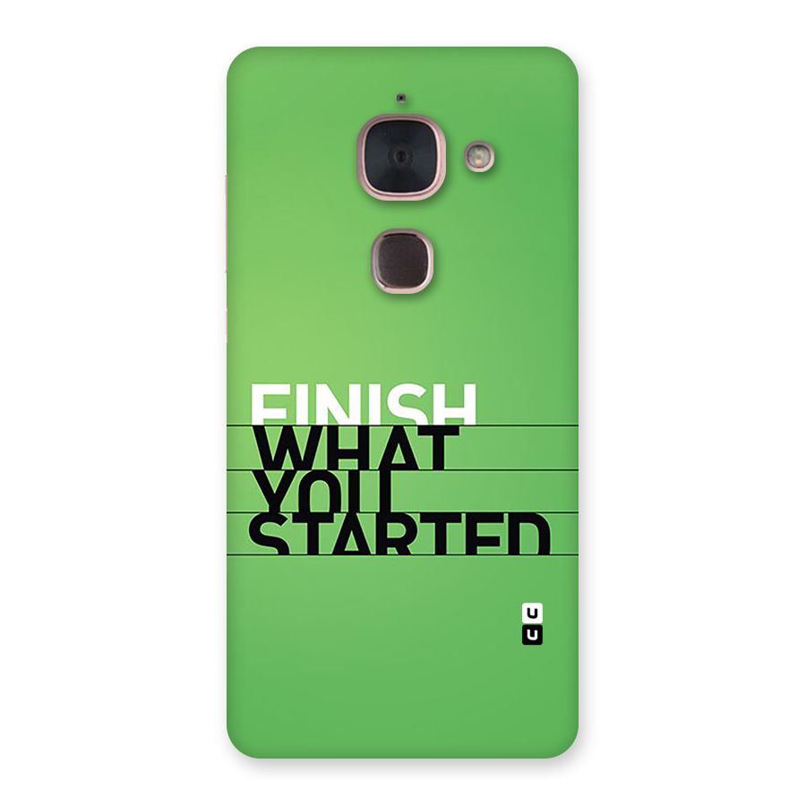 Green Finish Back Case for Le Max 2