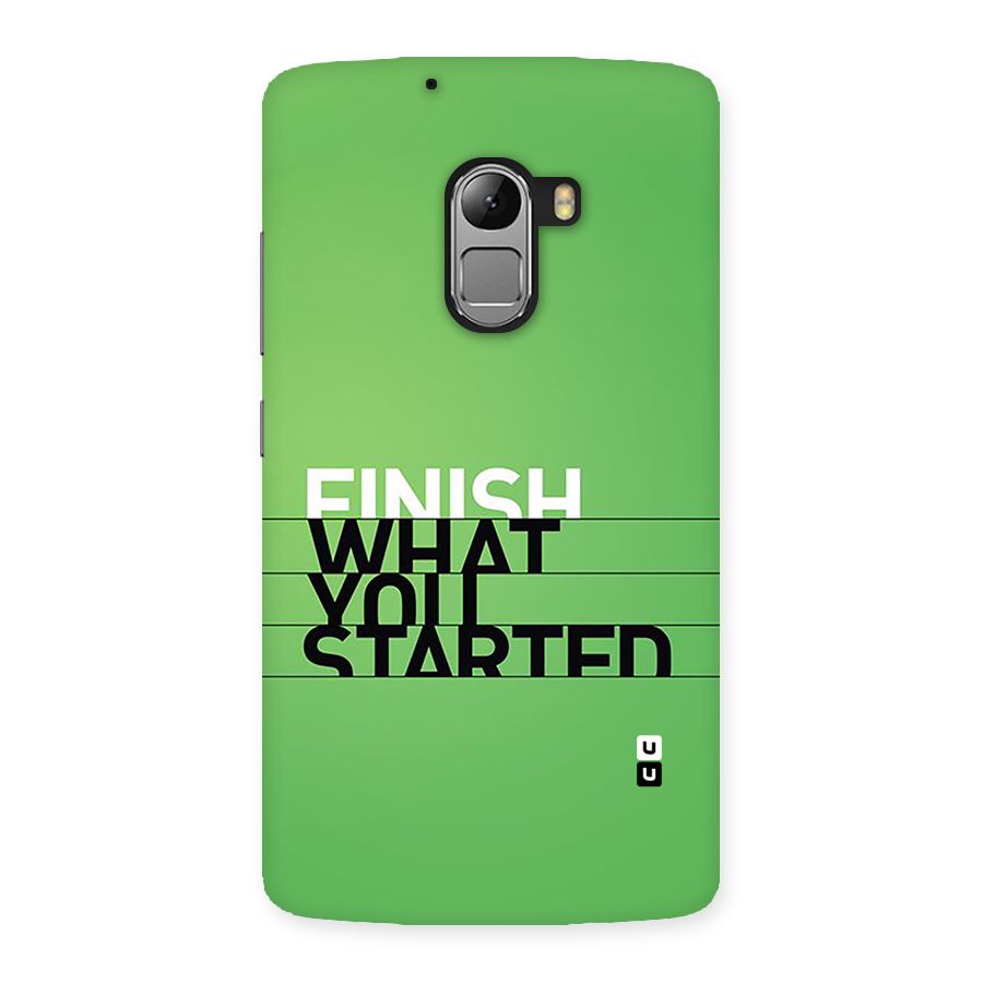 Green Finish Back Case for Lenovo K4 Note