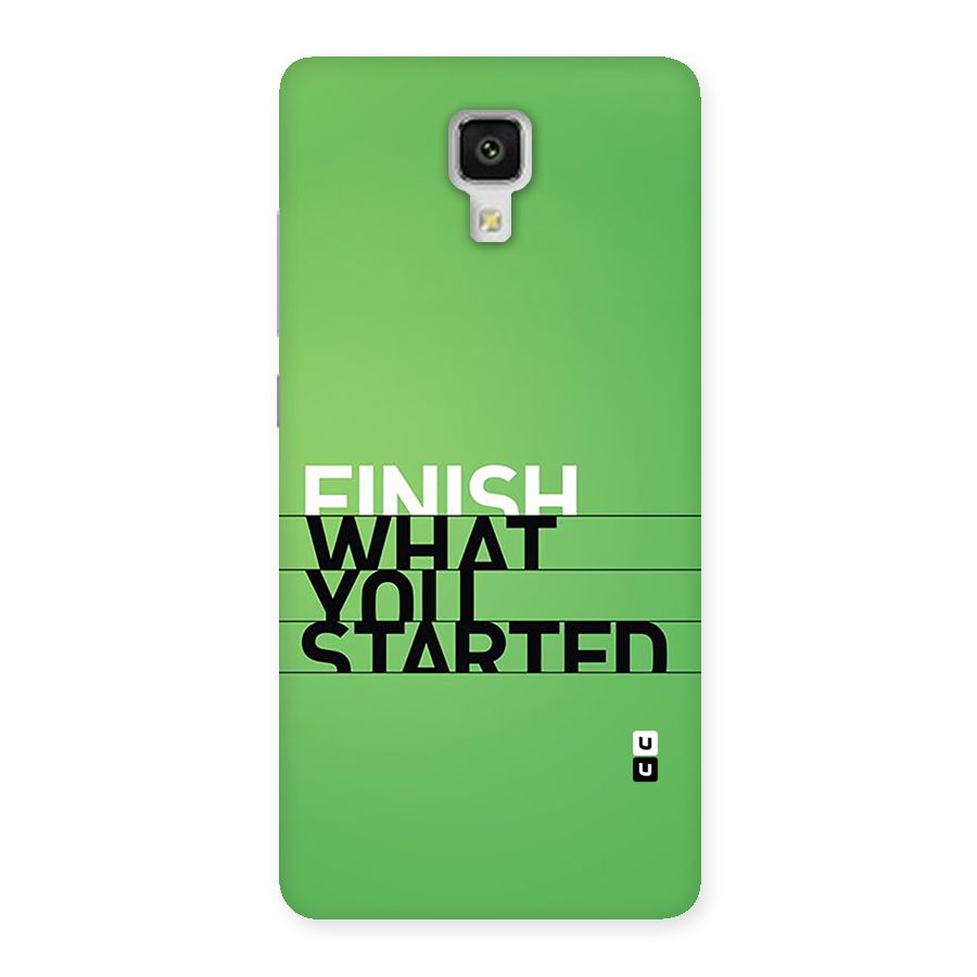 Green Finish Back Case for Mi4