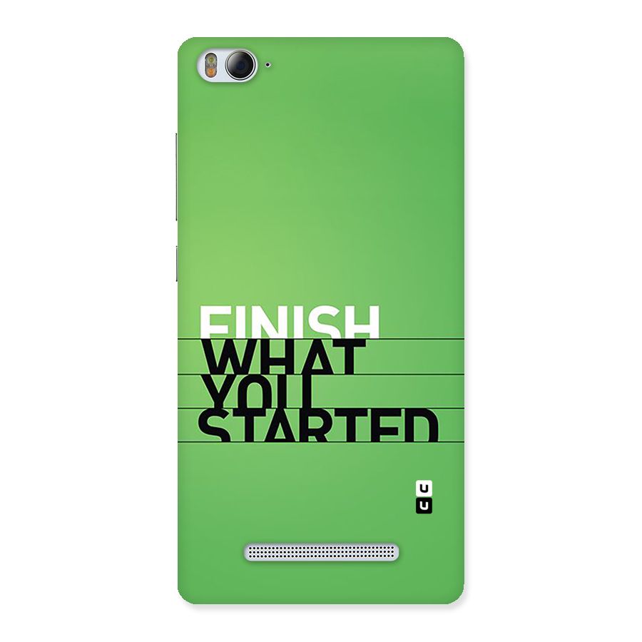 Green Finish Back Case for Mi4i