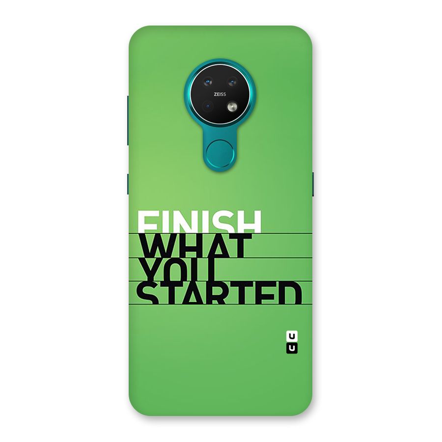 Green Finish Back Case for Nokia 7.2