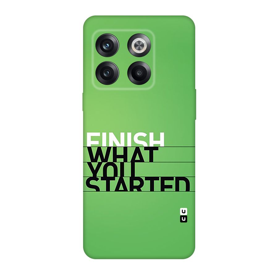 Green Finish Back Case for OnePlus 10T