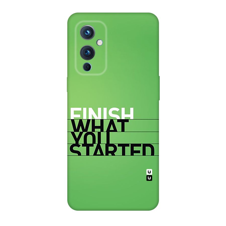 Green Finish Back Case for OnePlus 9