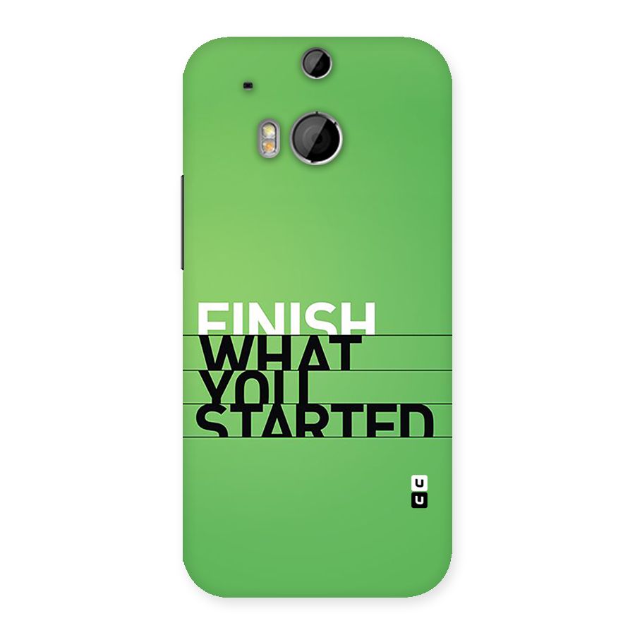 Green Finish Back Case for One M8