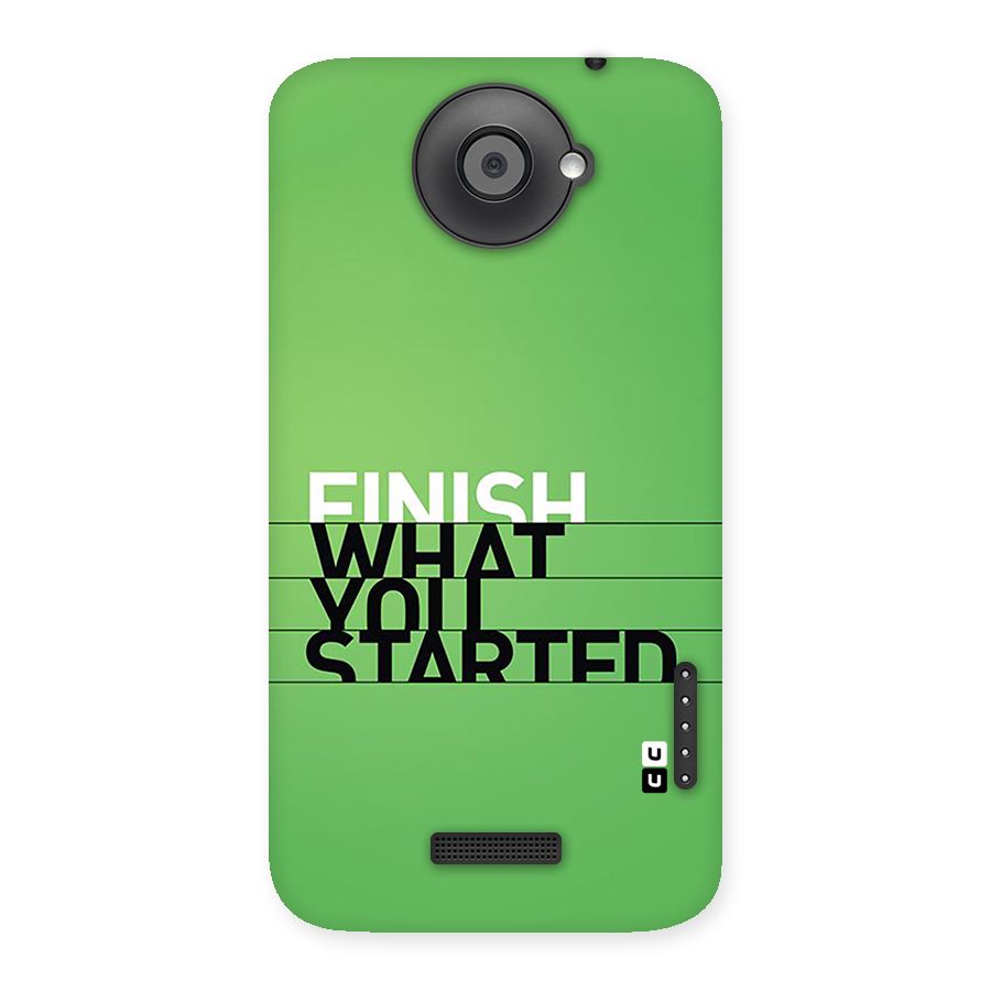 Green Finish Back Case for One X
