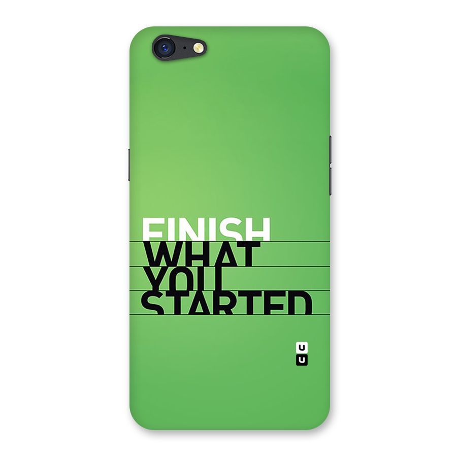 Green Finish Back Case for Oppo A71