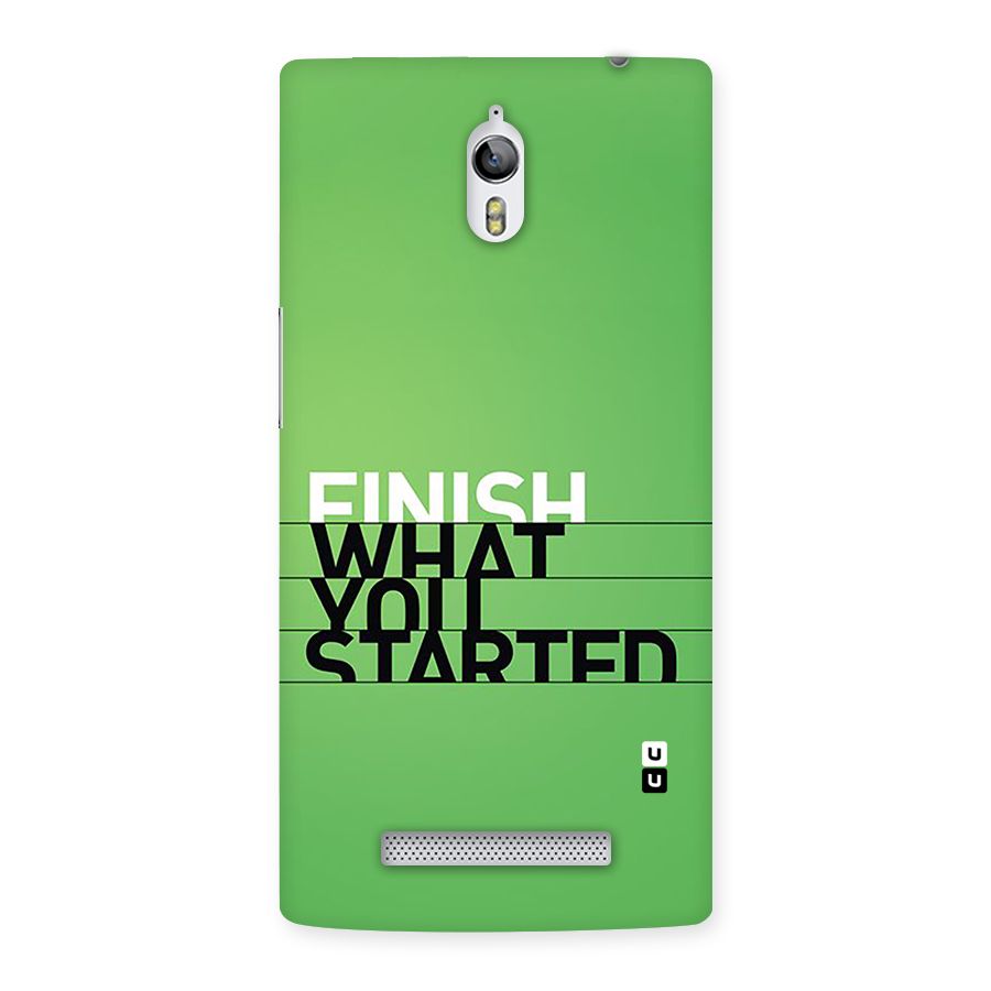 Green Finish Back Case for Oppo Find 7