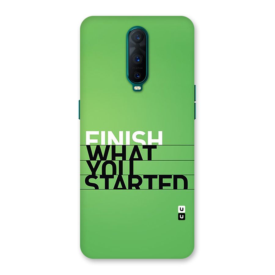 Green Finish Back Case for Oppo R17 Pro