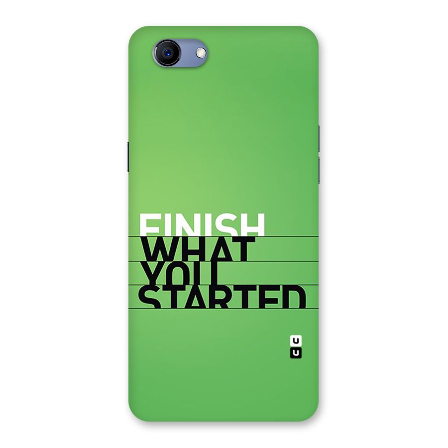 Green Finish Back Case for Realme 1