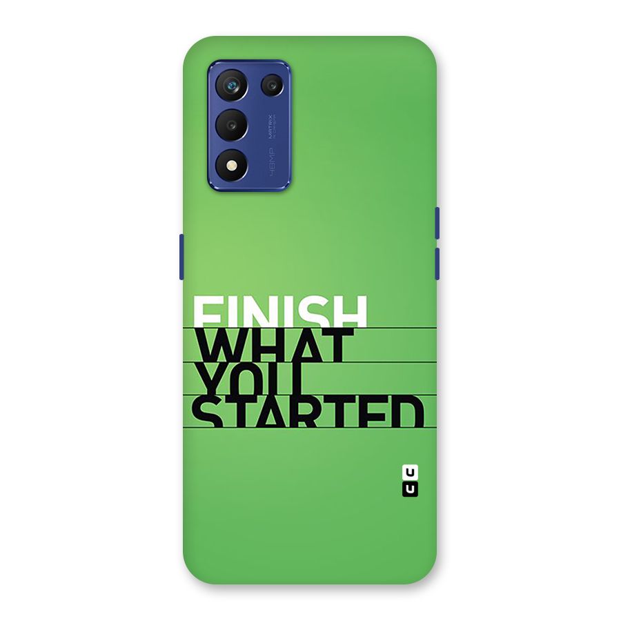 Green Finish Back Case for Realme 9 5G Speed