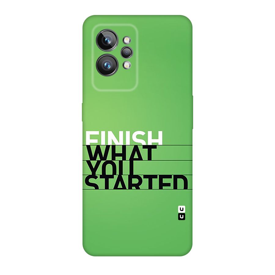 Green Finish Back Case for Realme GT2 Pro