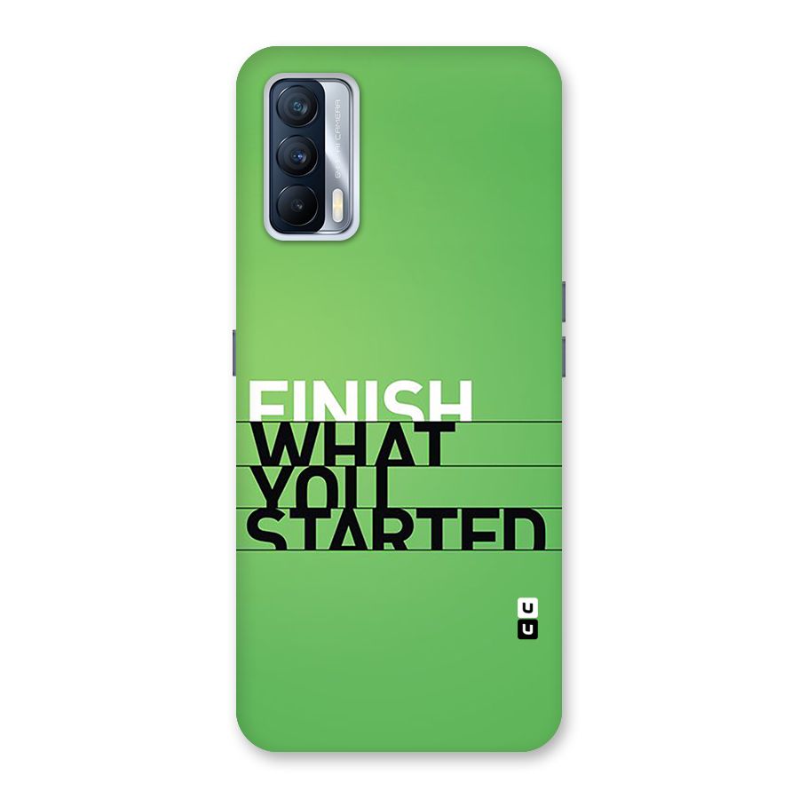 Green Finish Back Case for Realme X7
