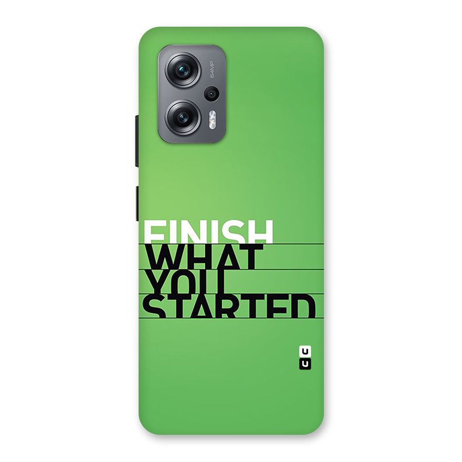 Green Finish Back Case for Redmi K50i