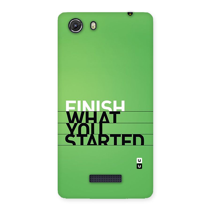 Green Finish Back Case for Unite 3