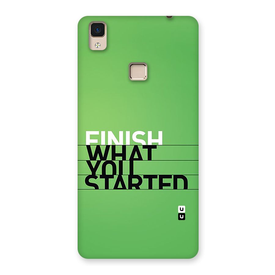 Green Finish Back Case for V3 Max