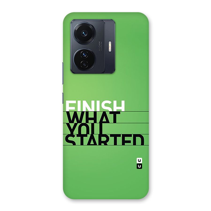 Green Finish Back Case for Vivo T1 Pro