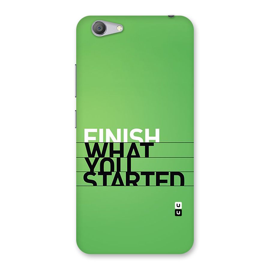 Green Finish Back Case for Vivo Y53