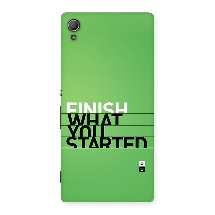 Green Finish Back Case for Xperia Z3 Plus