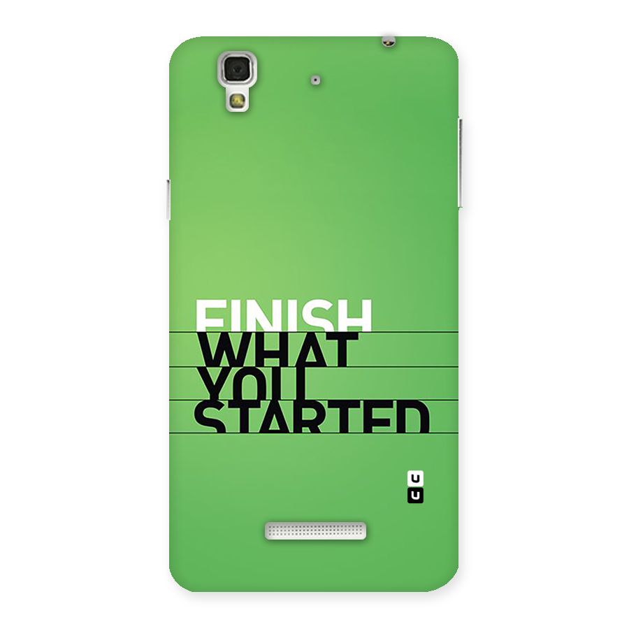 Green Finish Back Case for Yureka