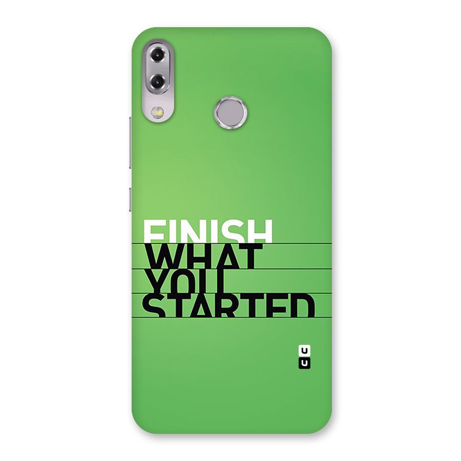 Green Finish Back Case for Zenfone 5Z