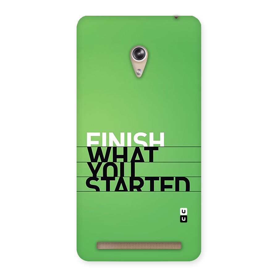Green Finish Back Case for Zenfone 6