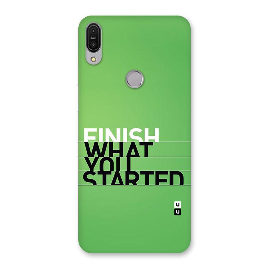 Green Finish Back Case for Zenfone Max Pro M1