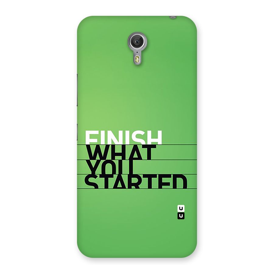 Green Finish Back Case for Zuk Z1