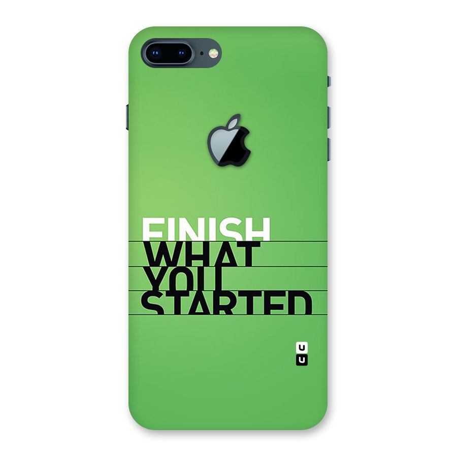 Green Finish Back Case for iPhone 7 Plus Apple Cut