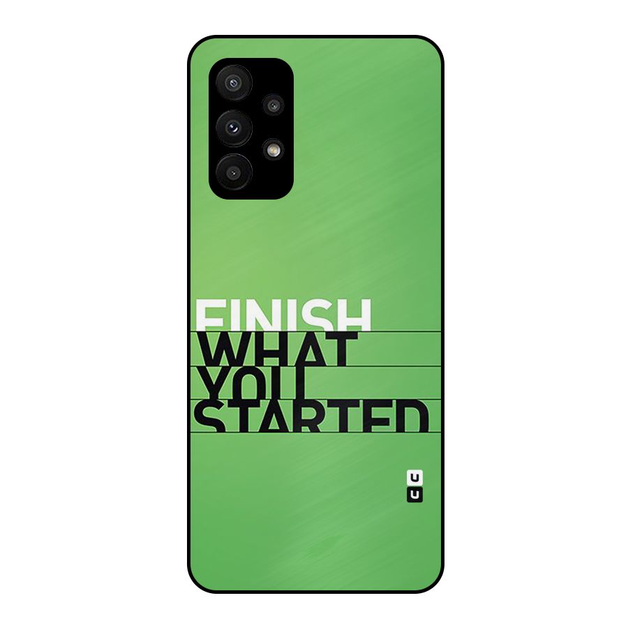 Green Finish Metal Back Case for Galaxy A23