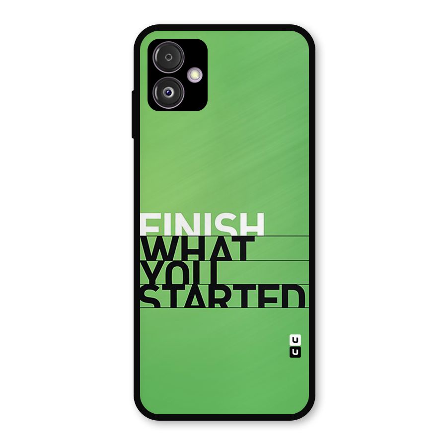 Green Finish Metal Back Case for Galaxy F14