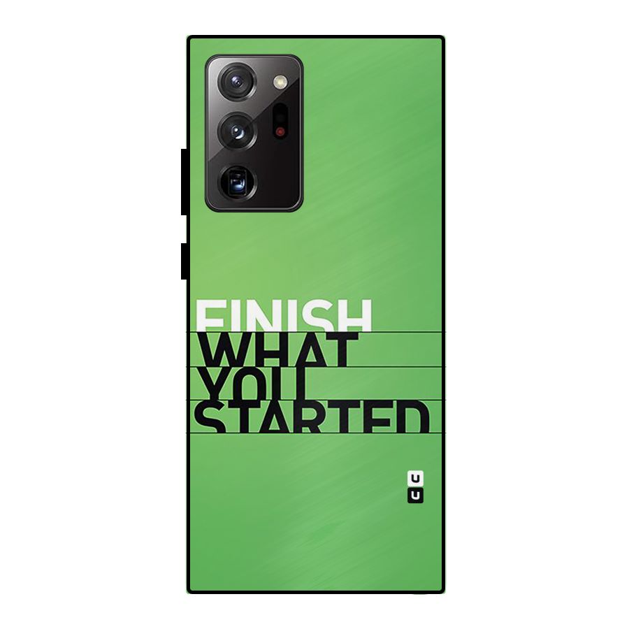 Green Finish Metal Back Case for Galaxy Note 20 Ultra 5G