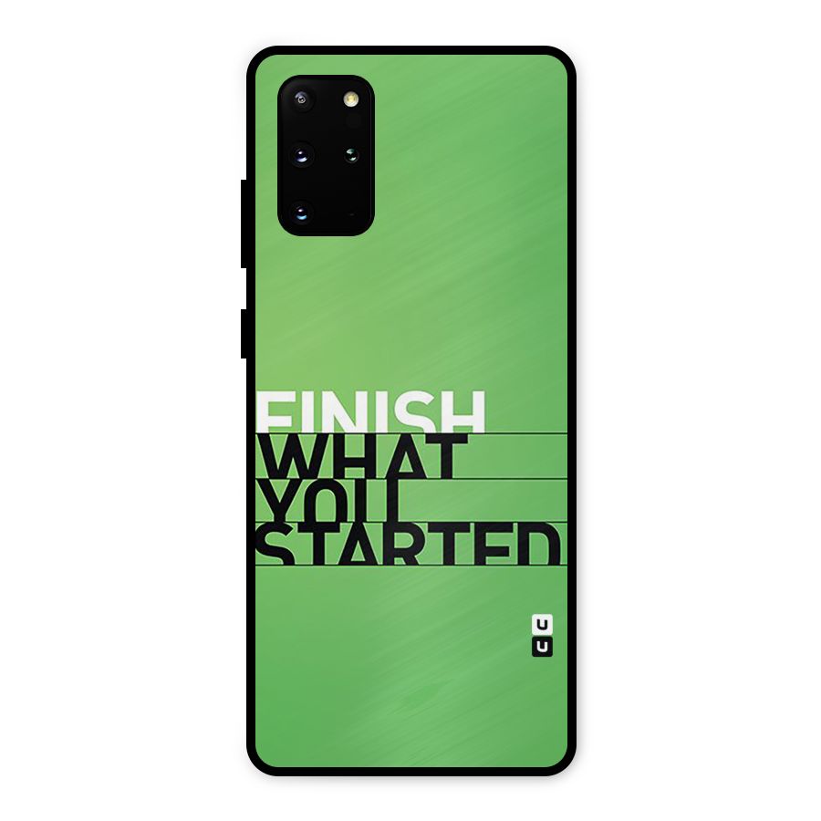 Green Finish Metal Back Case for Galaxy S20 Plus