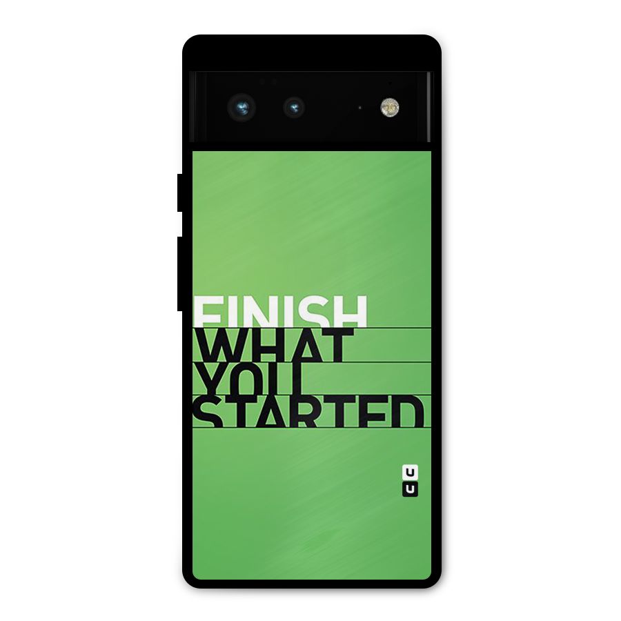 Green Finish Metal Back Case for Google Pixel 6