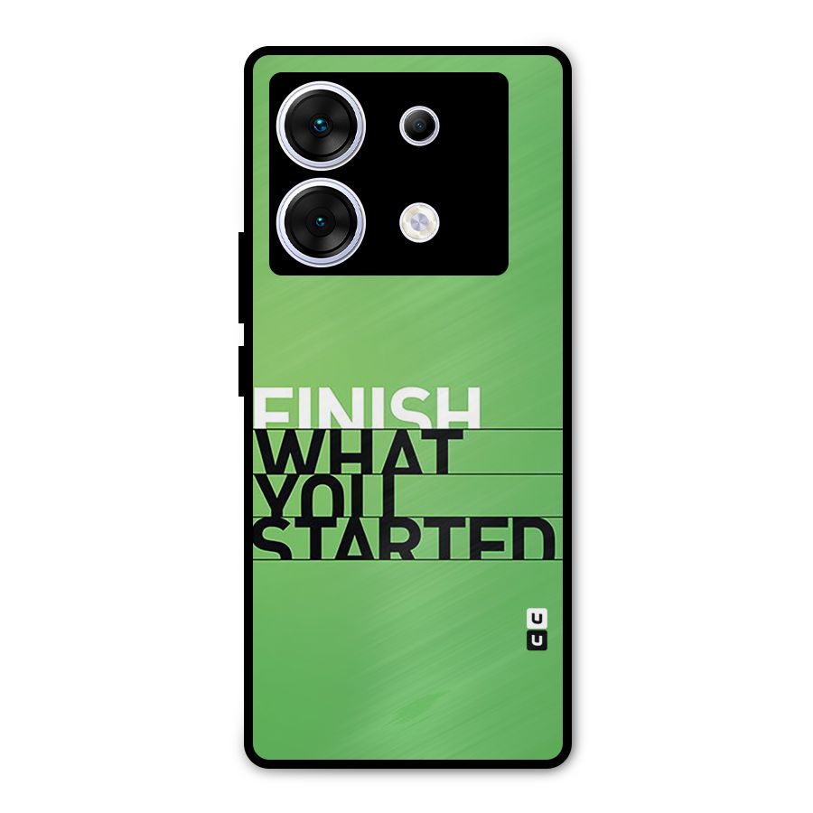 Green Finish Metal Back Case for Infinix Zero 30 5G