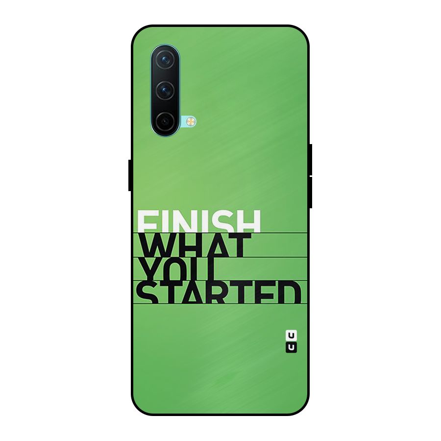 Green Finish Metal Back Case for OnePlus Nord CE 5G