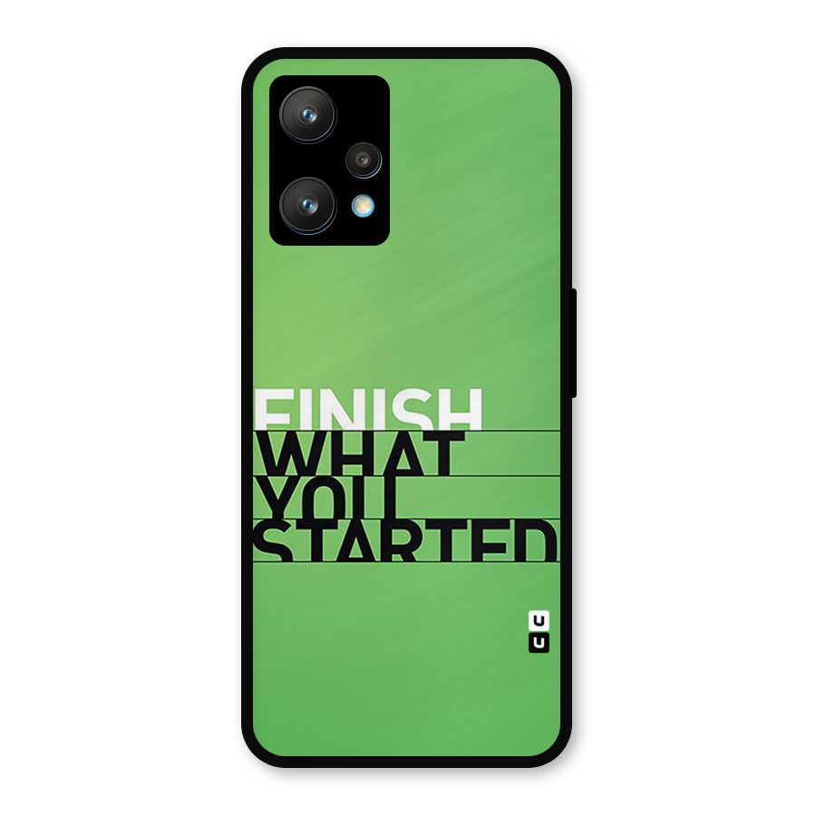 Green Finish Metal Back Case for Realme 9 Pro Plus 5G