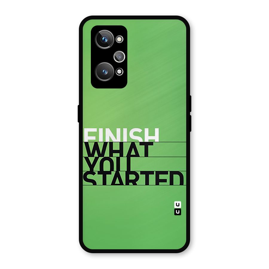 Green Finish Metal Back Case for Realme GT Neo2