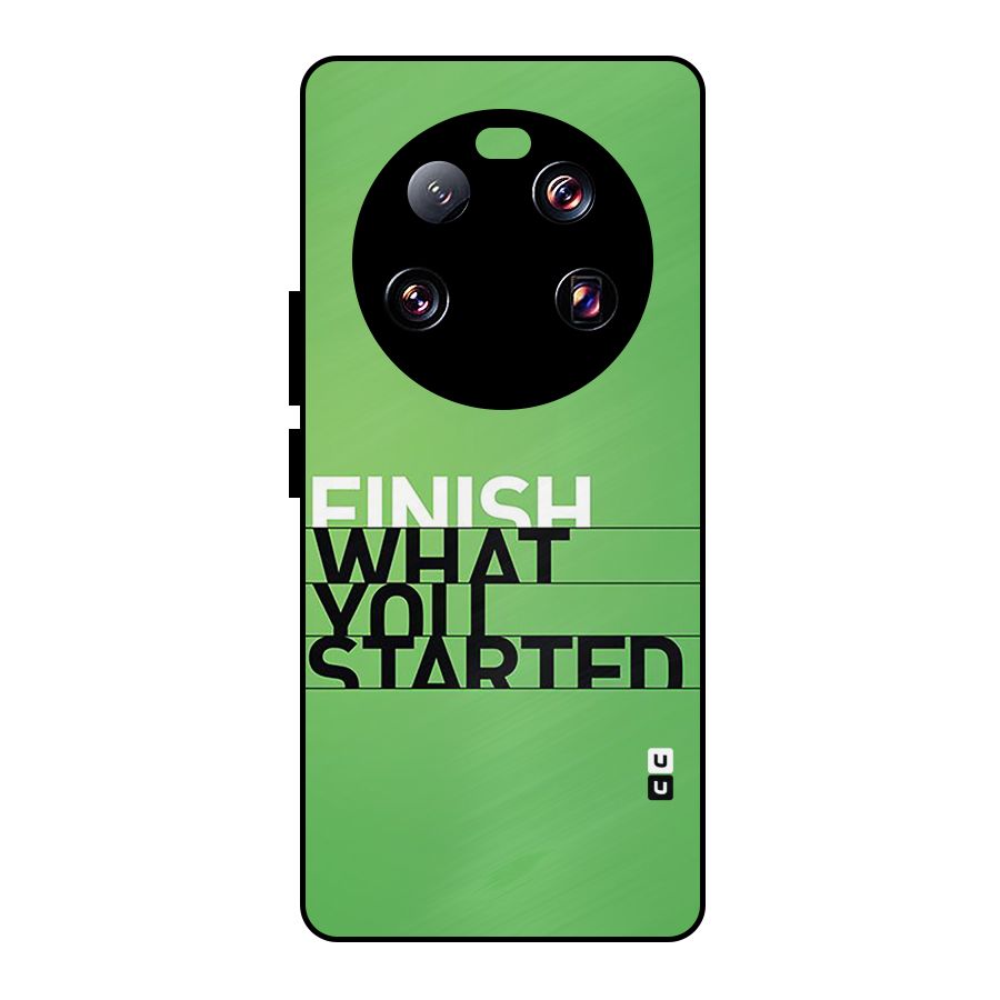 Green Finish Metal Back Case for Xiaomi 13 Ultra