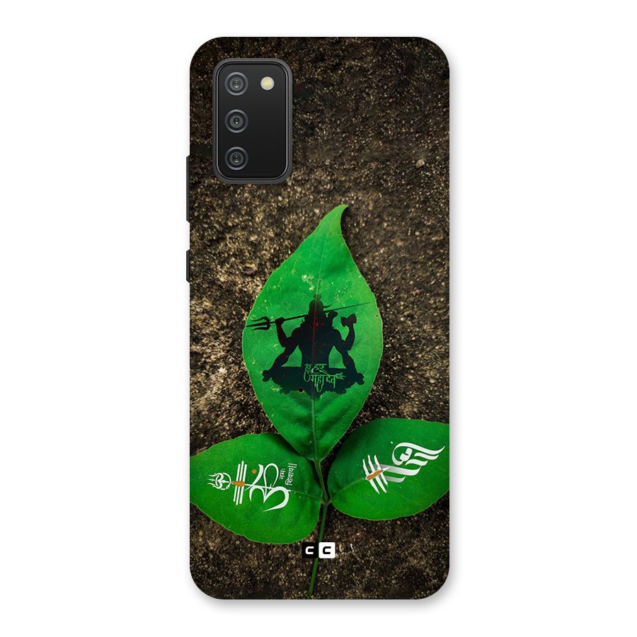 Green Leaf Shiva Back Case for Galaxy M02s