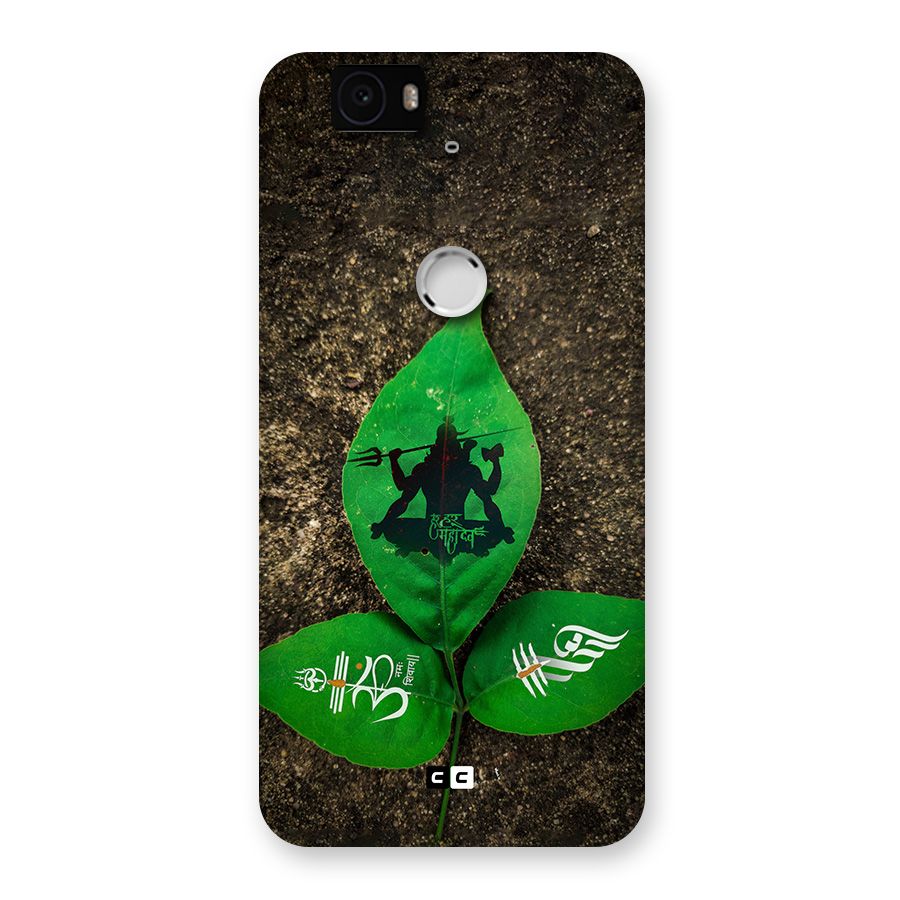 Green Leaf Shiva Back Case for Google Nexus 6P