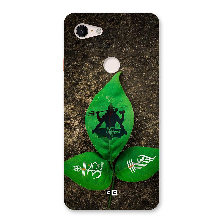 Green Leaf Shiva Back Case for Google Pixel 3 XL